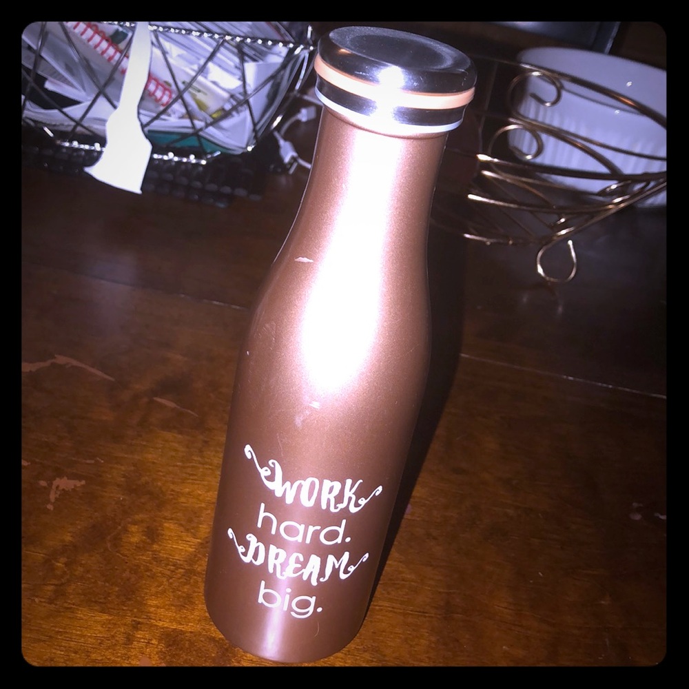 Metallic Gold Water Bottle